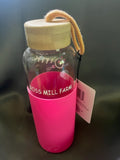 OINK Glass Water Bottles - Teal, Pink or Lime Green