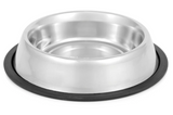 Stainless steel rubber water bowl. Feed your piggies with a sturdy no skid/ no tip bowl!